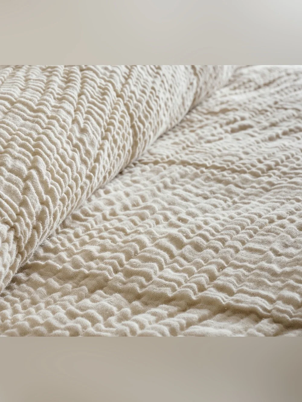Pottery Barn Cloud Sham Set of 2 Standard Size Flax Cream NEW